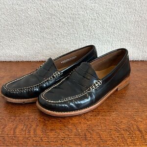 G. H. Bass Weejuns Whitney Black Loafers